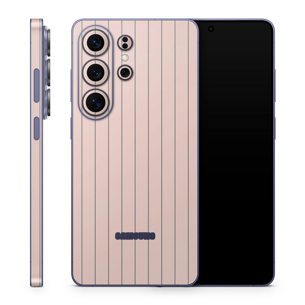 Pink Fine Line Samsung Galaxy Skin + Case