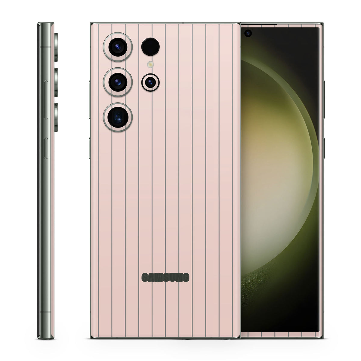 Pink Fine Line Samsung Galaxy Skin + Case