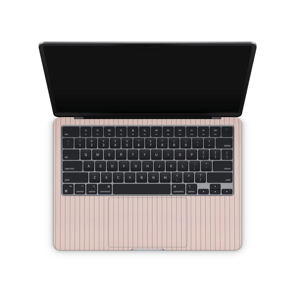 Pink Fine Line MacBook Skin + Case