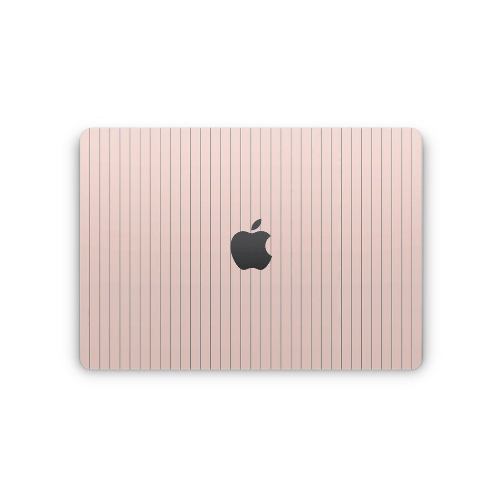 Pink Fine Line MacBook Skin + Case