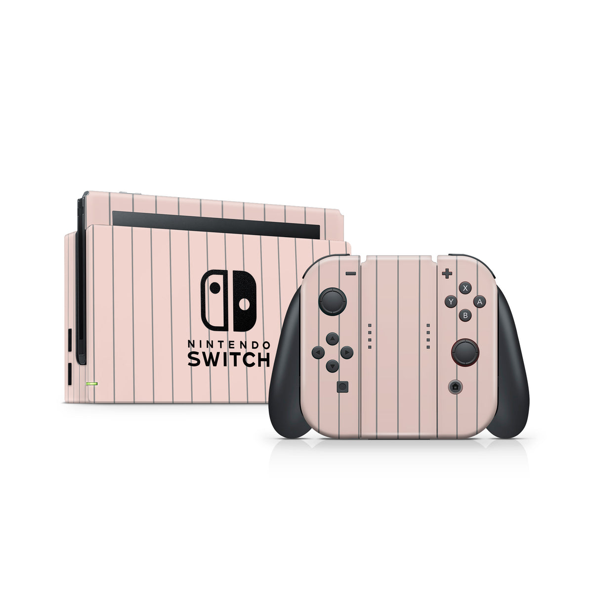 Pink Fine Line Nintendo Switch Skin