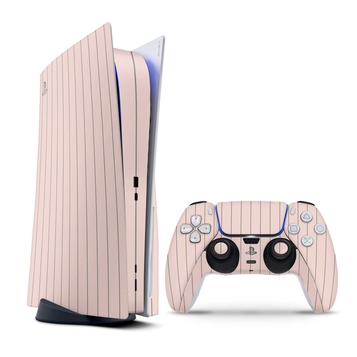 Blue Fine Line Playstation 5 Skin