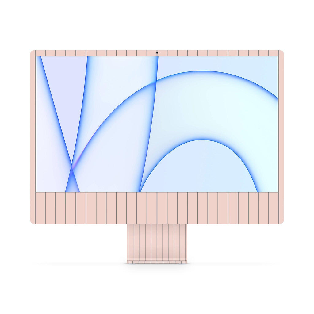 Pink Fine Line iMac Skin