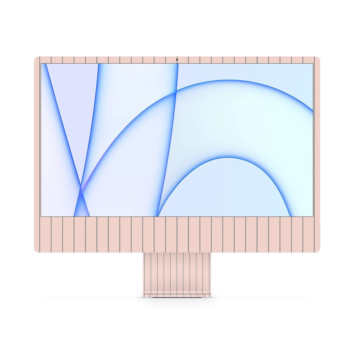 Pink Fine Line iMac Skin