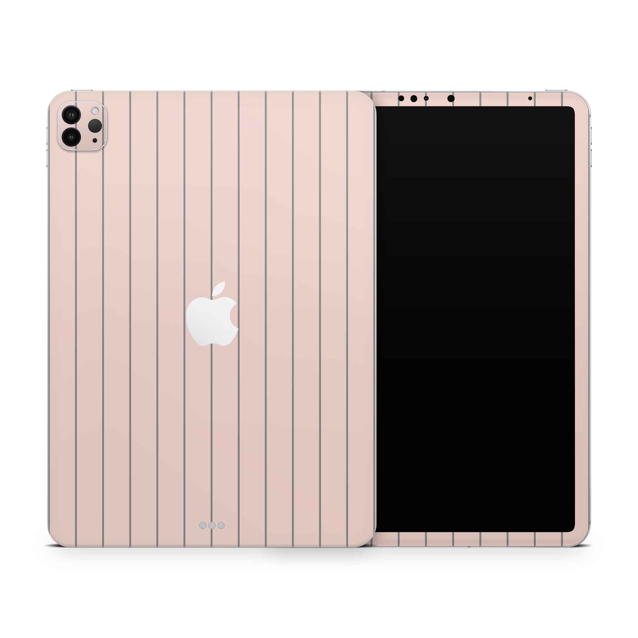 Pink Fine Line iPad Skin + Case