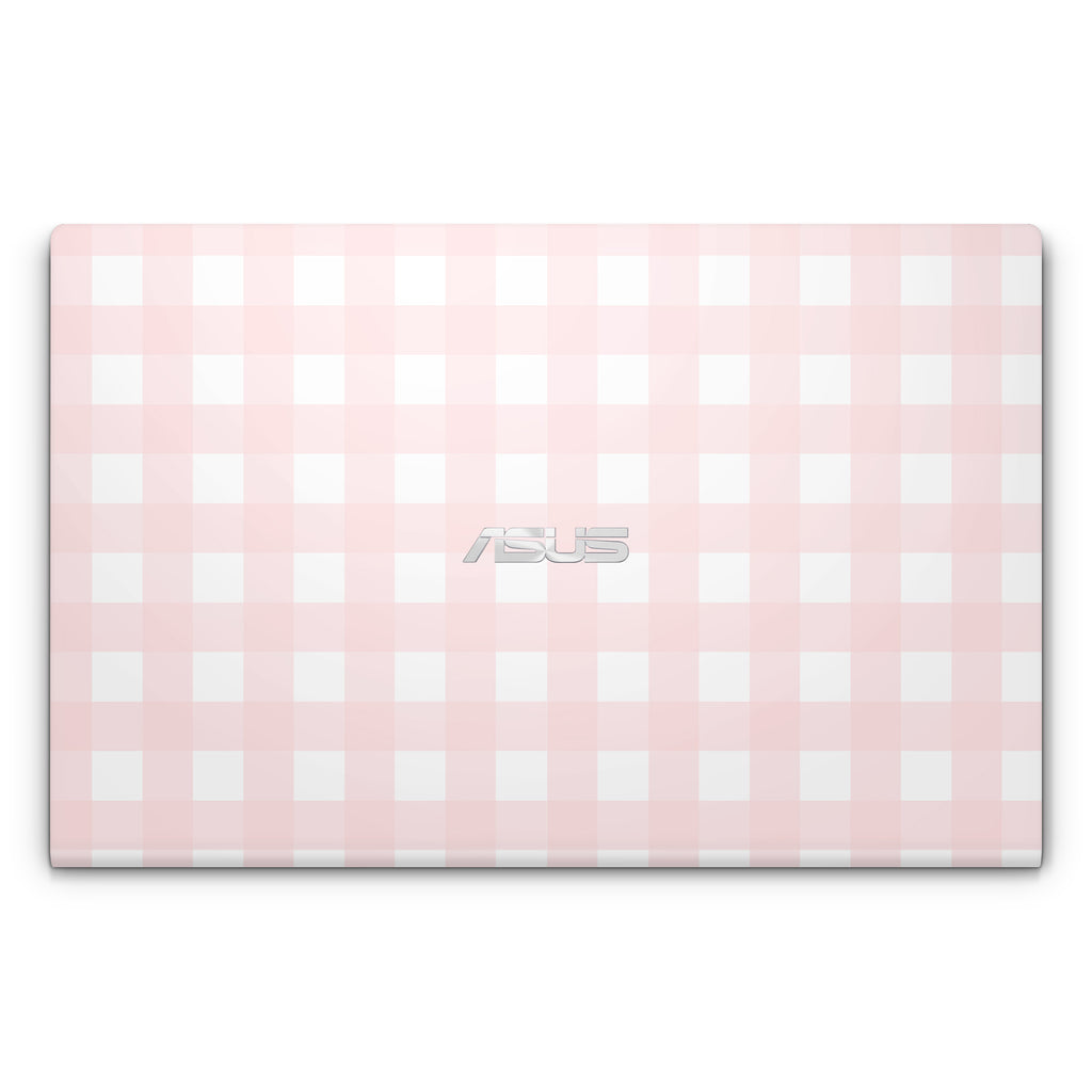 Pink Gingham Asus Skin Top View