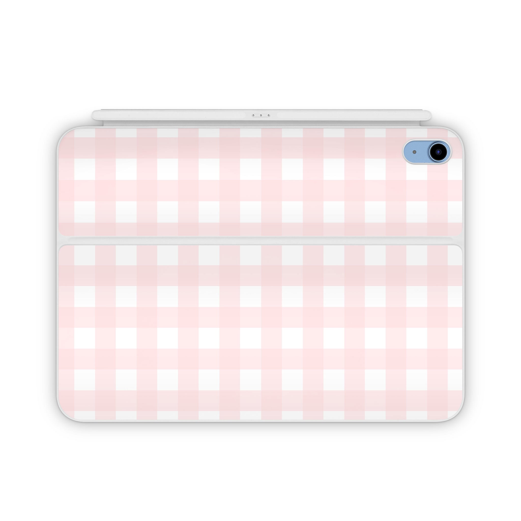 Pink Gingham Magic Keyboard Folio Decal