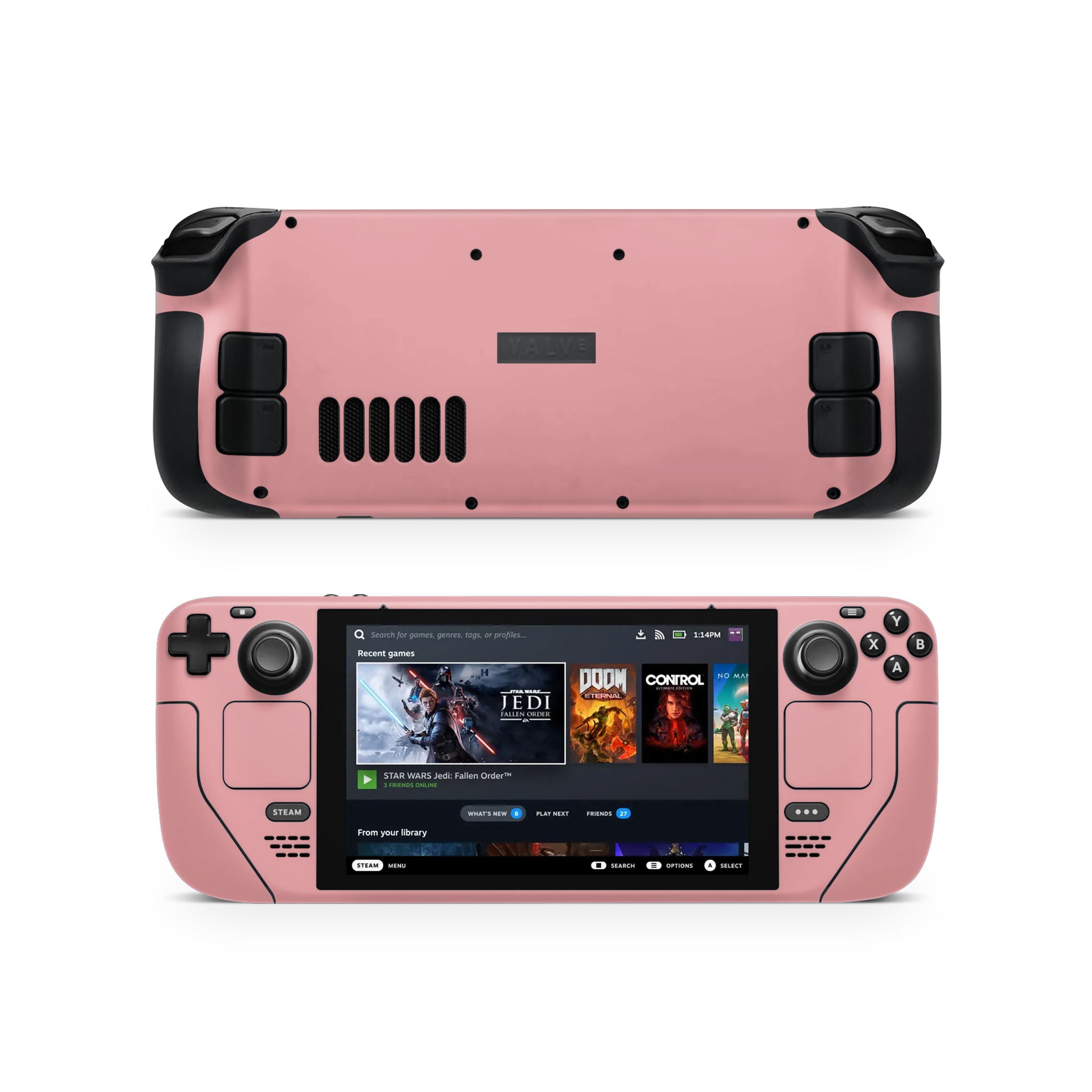 Pink Steam Deck Skin