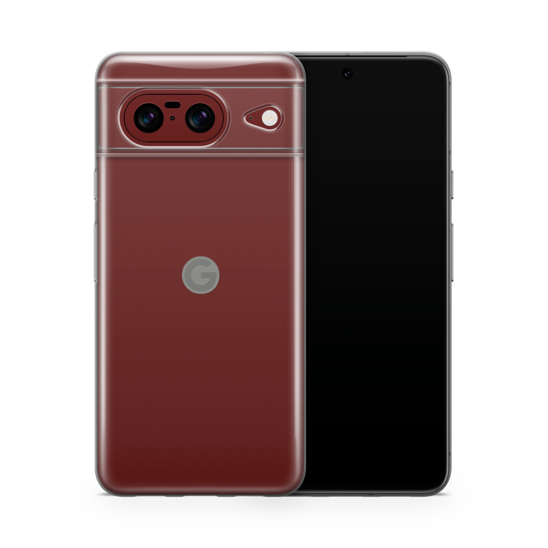 Deep Red Pixel 8 Case
