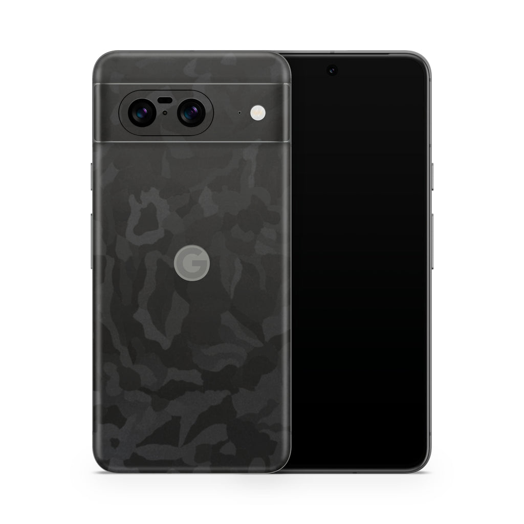 Black Camo Pixel 8 Skin