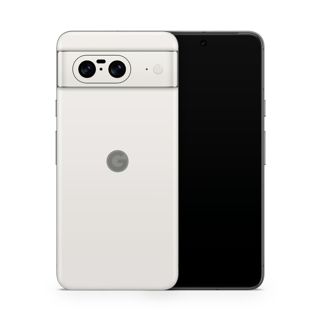 Ivory White Pixel 8 Skin