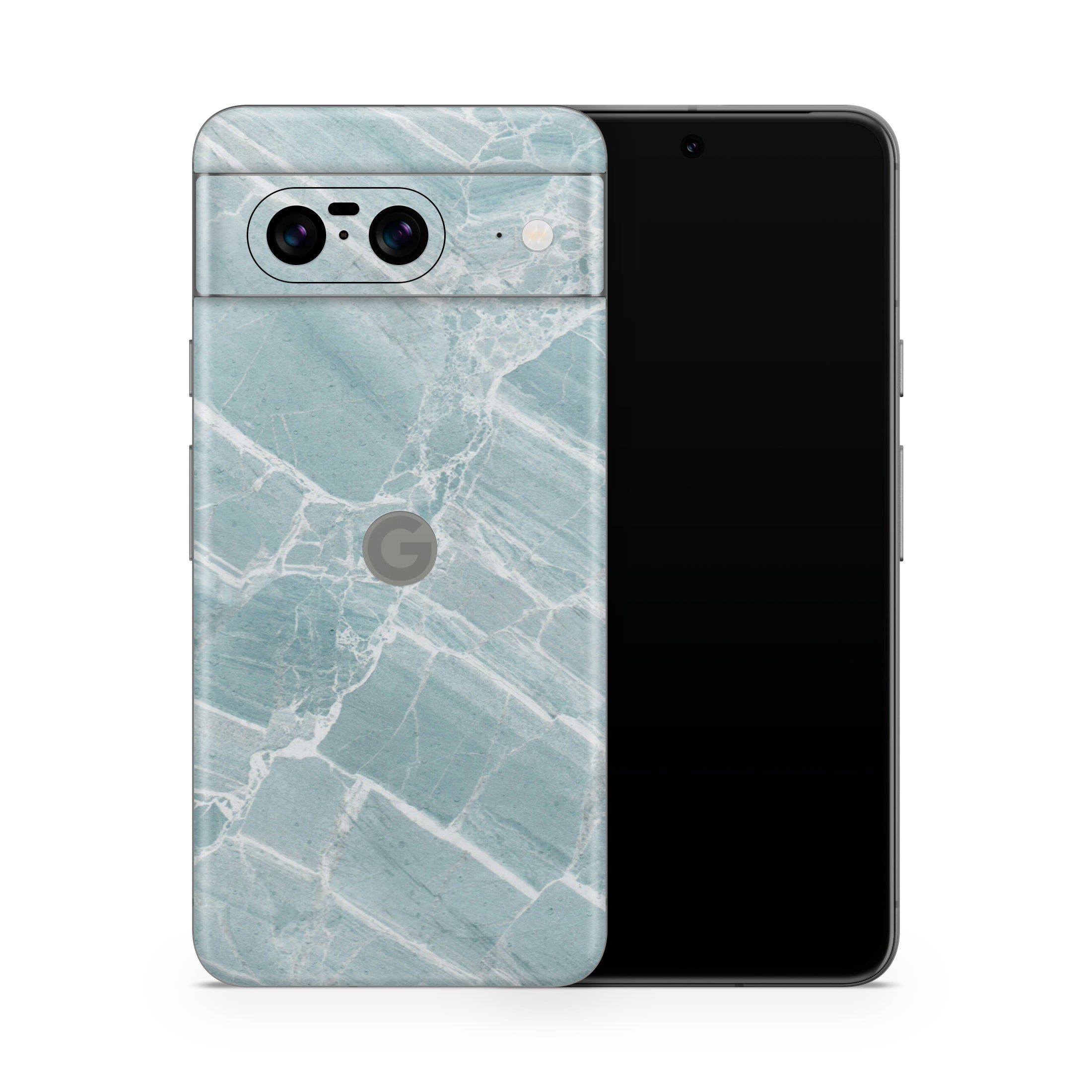 Mint Marble Pixel 8 Skin