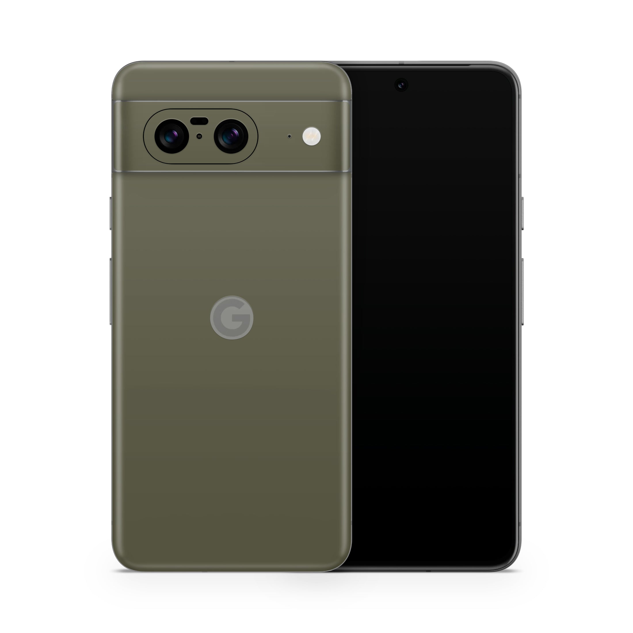 Olive Green Google Pixel Skin + Case