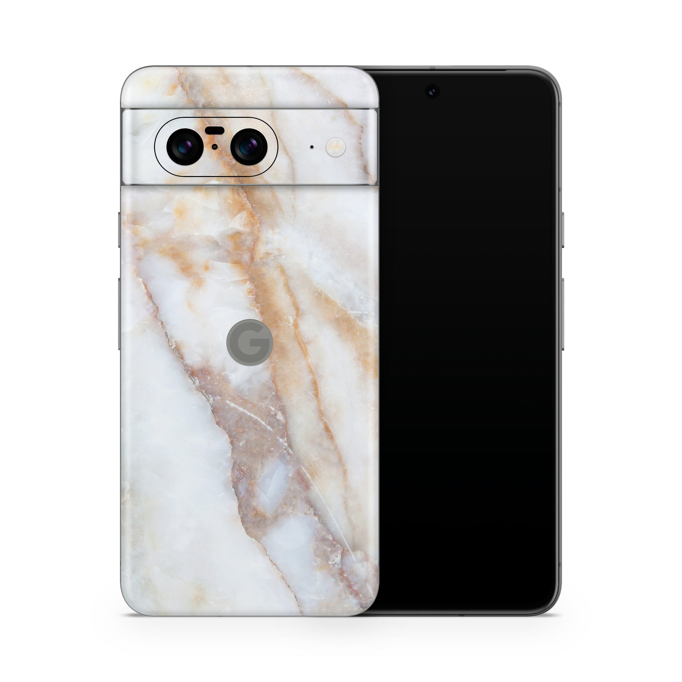 Vanilla Marble Pixel 8 Skin