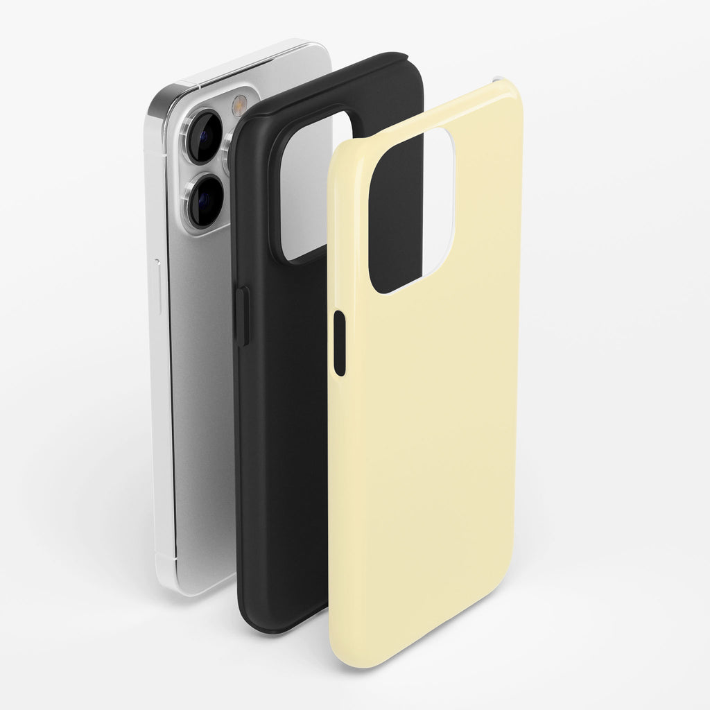 Soft Yellow Impact iPhone Case