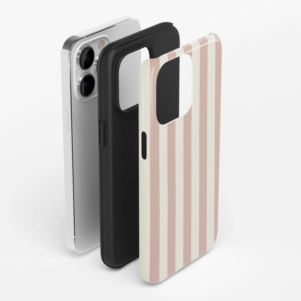 Sugar Stripe Impact iPhone Case