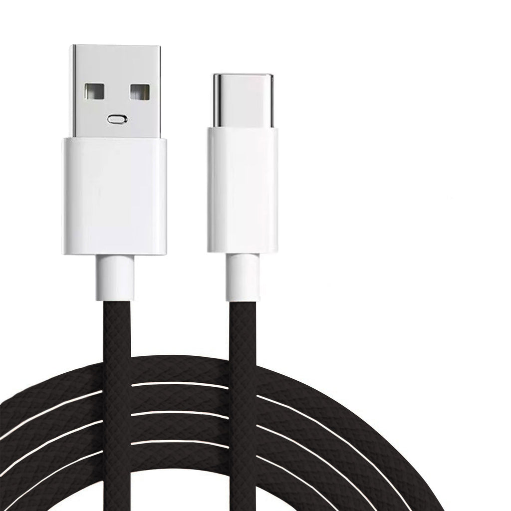 black usb-c to usb-a cable