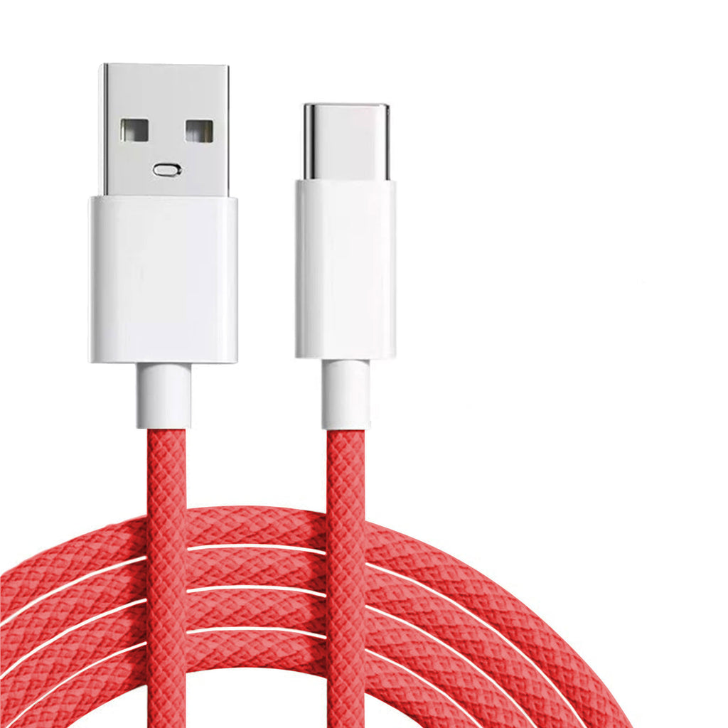 red usb-c to usb-a cable