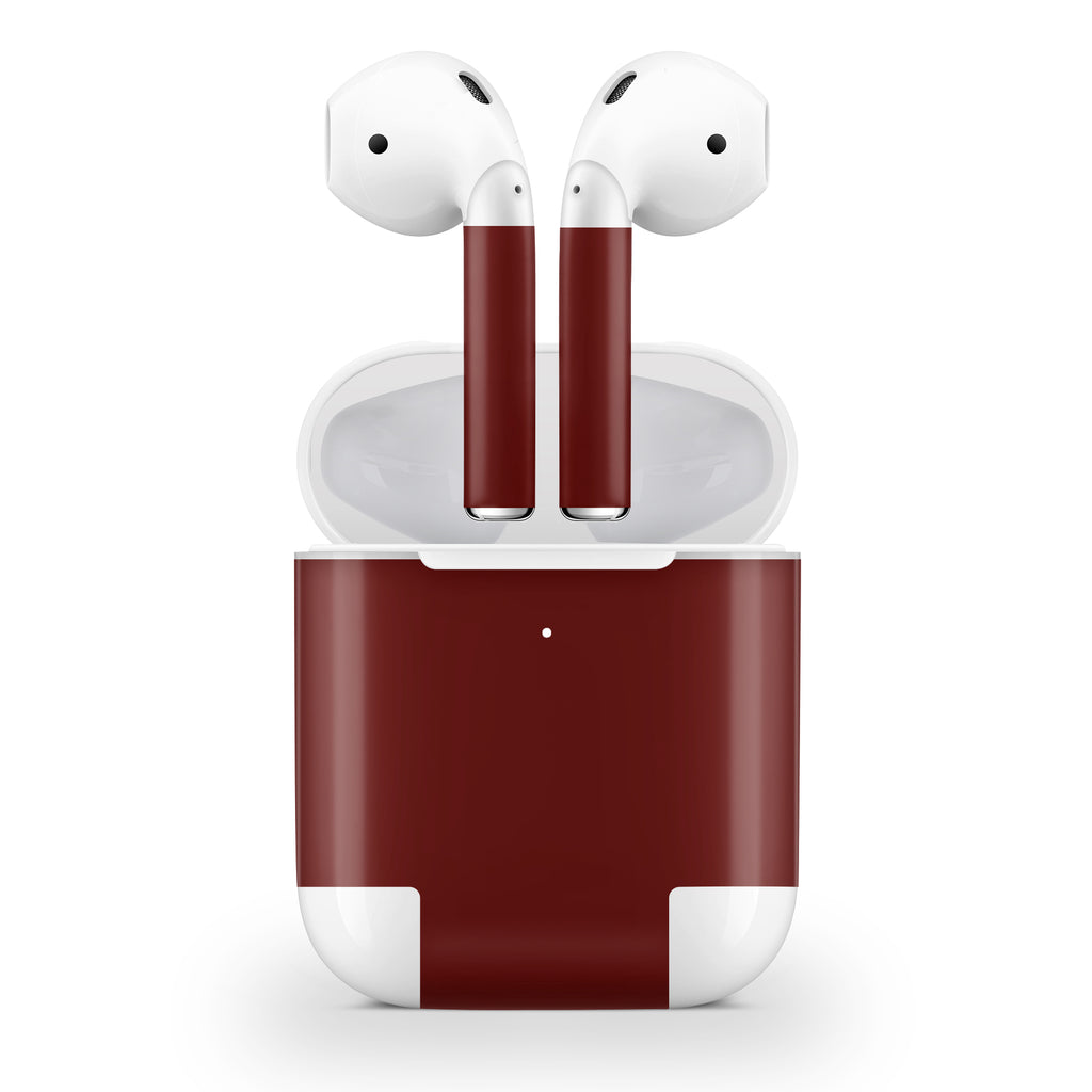 Deep Red AirPods Skin