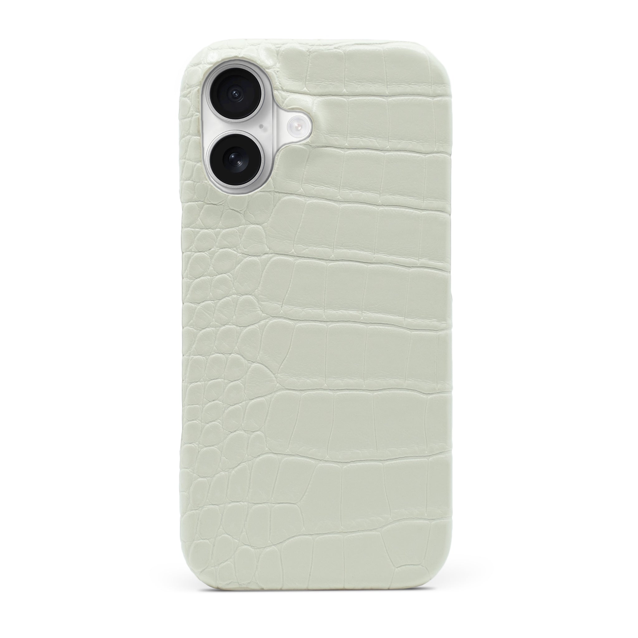 White Crocodile iPhone Case