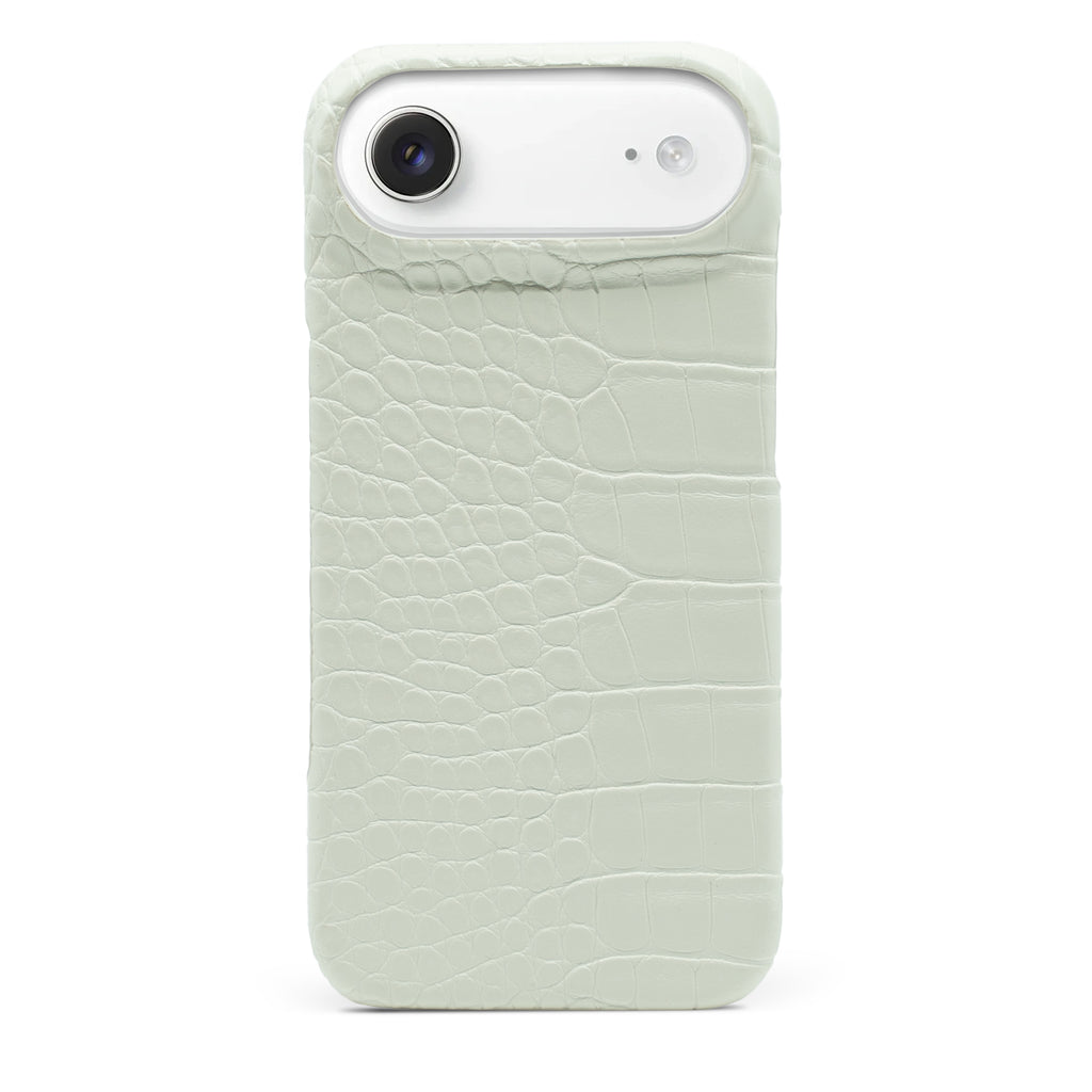 White Crocodile iPhone Case