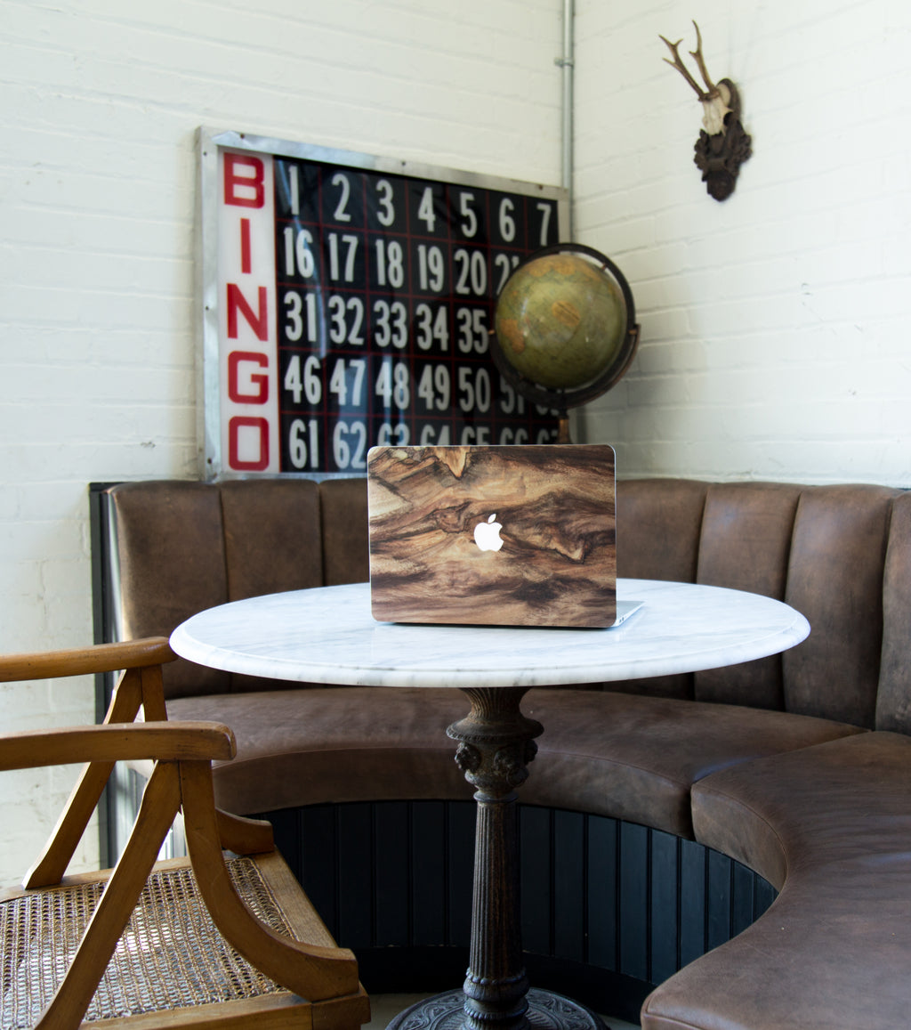 Wood MacBook Skin + Case