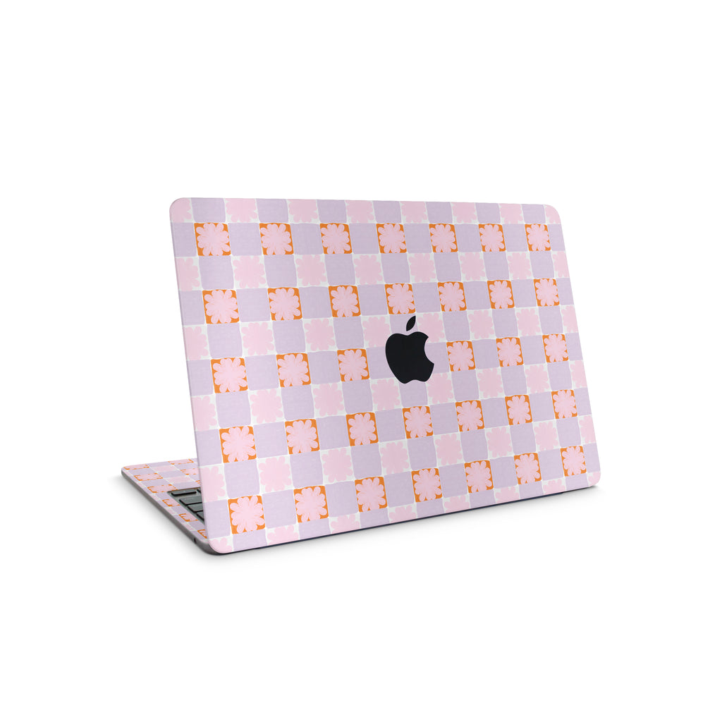 meadow quilt macbook skin - full coverage