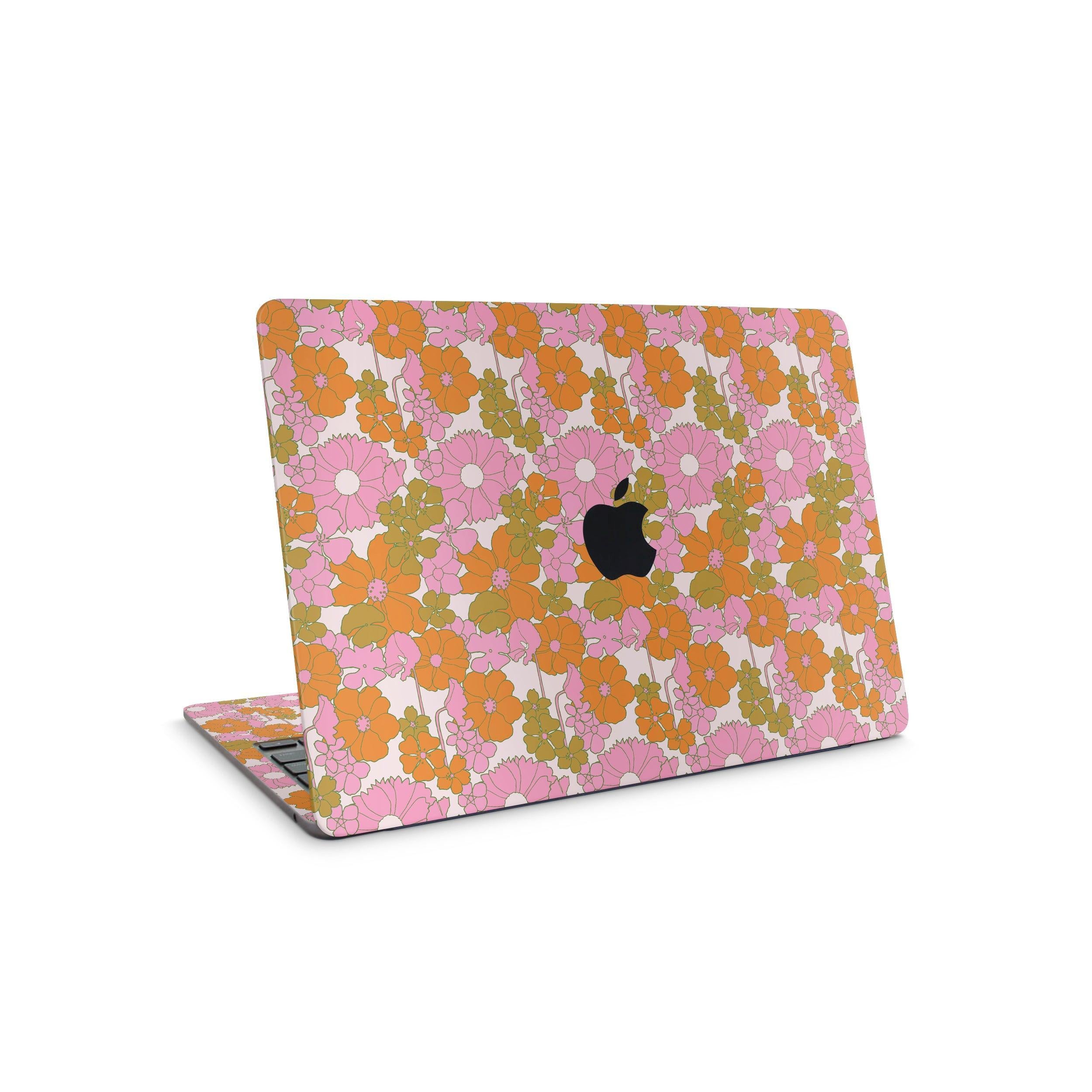 wildflower macbook skin- full coverage