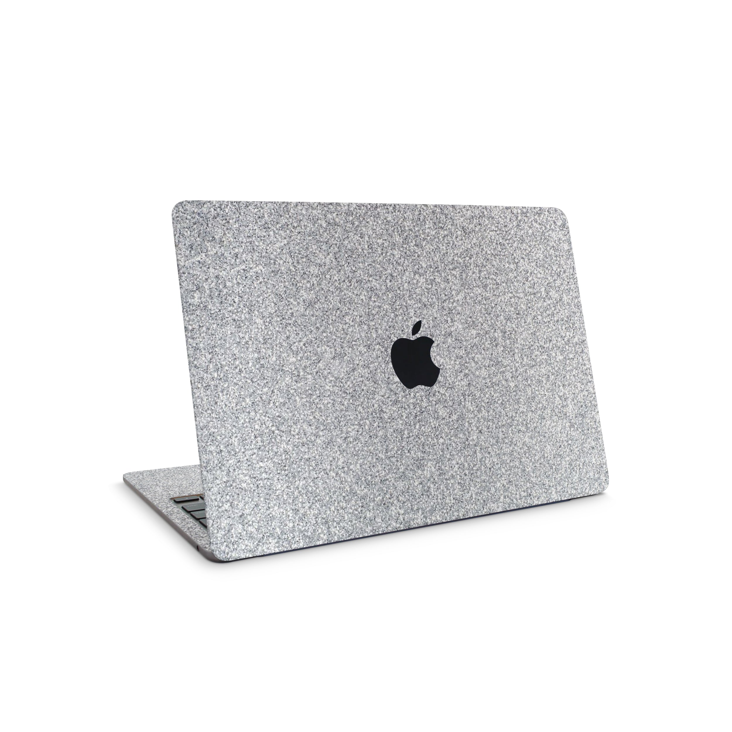 blanc glitter macbook skin - full coverage