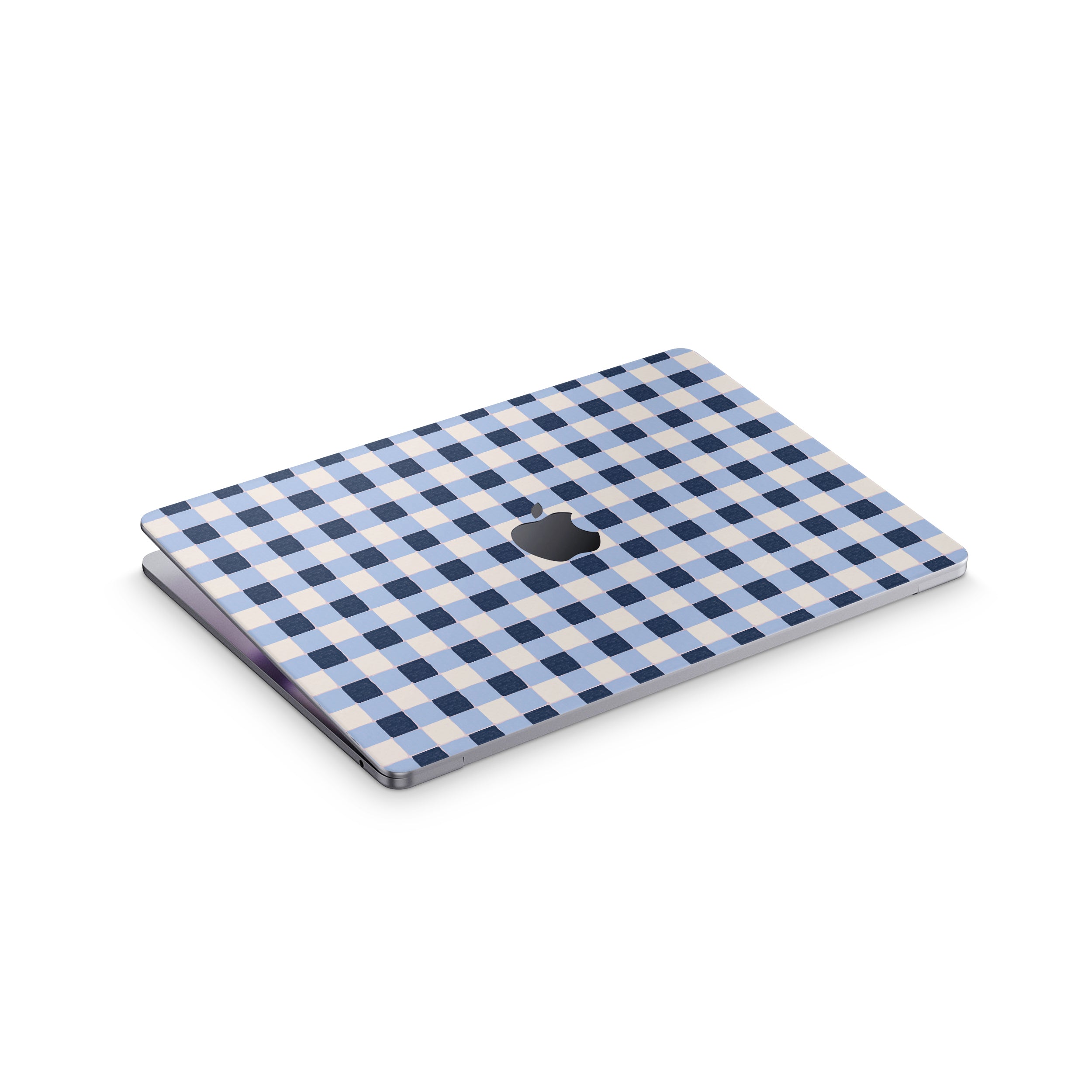 country quilt macbook skin - top view