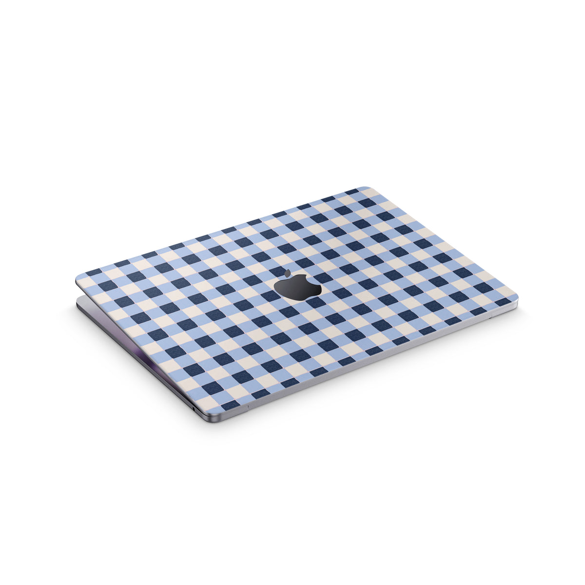 country quilt macbook skin - top view