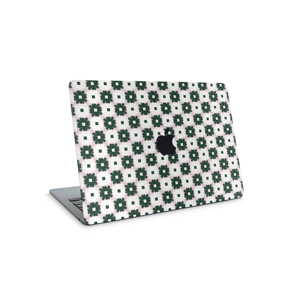 daisy quilt macbook skin - top coverage