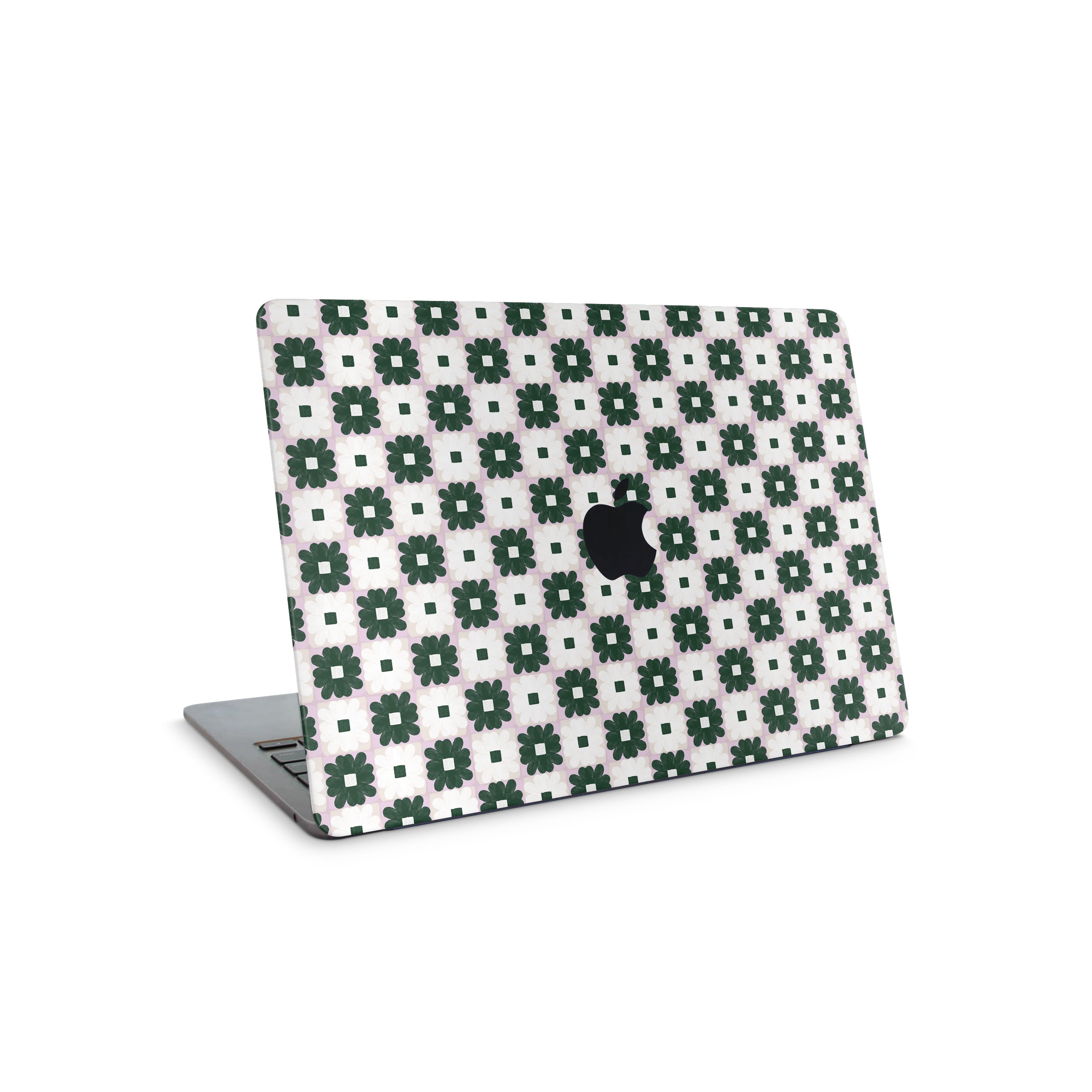 daisy quilt macbook skin - top coverage