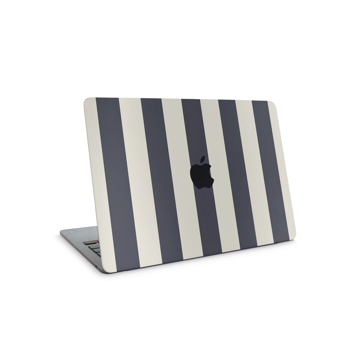 navy stripe macbook skin - top coverage