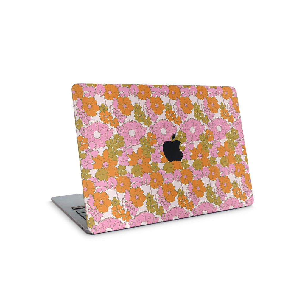 wildflower macbook skin- top coverage