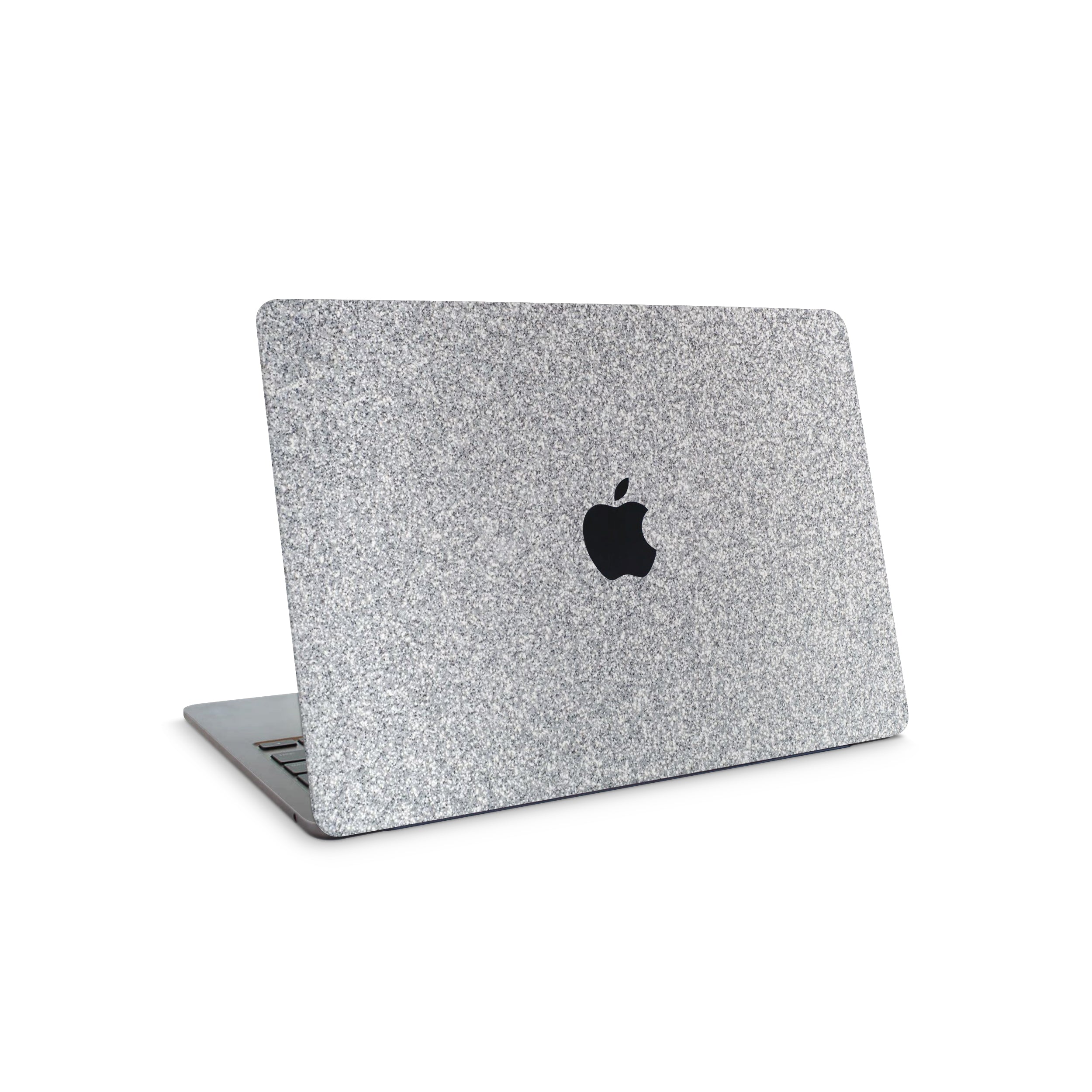 blanc glitter macbook skin - top coverage