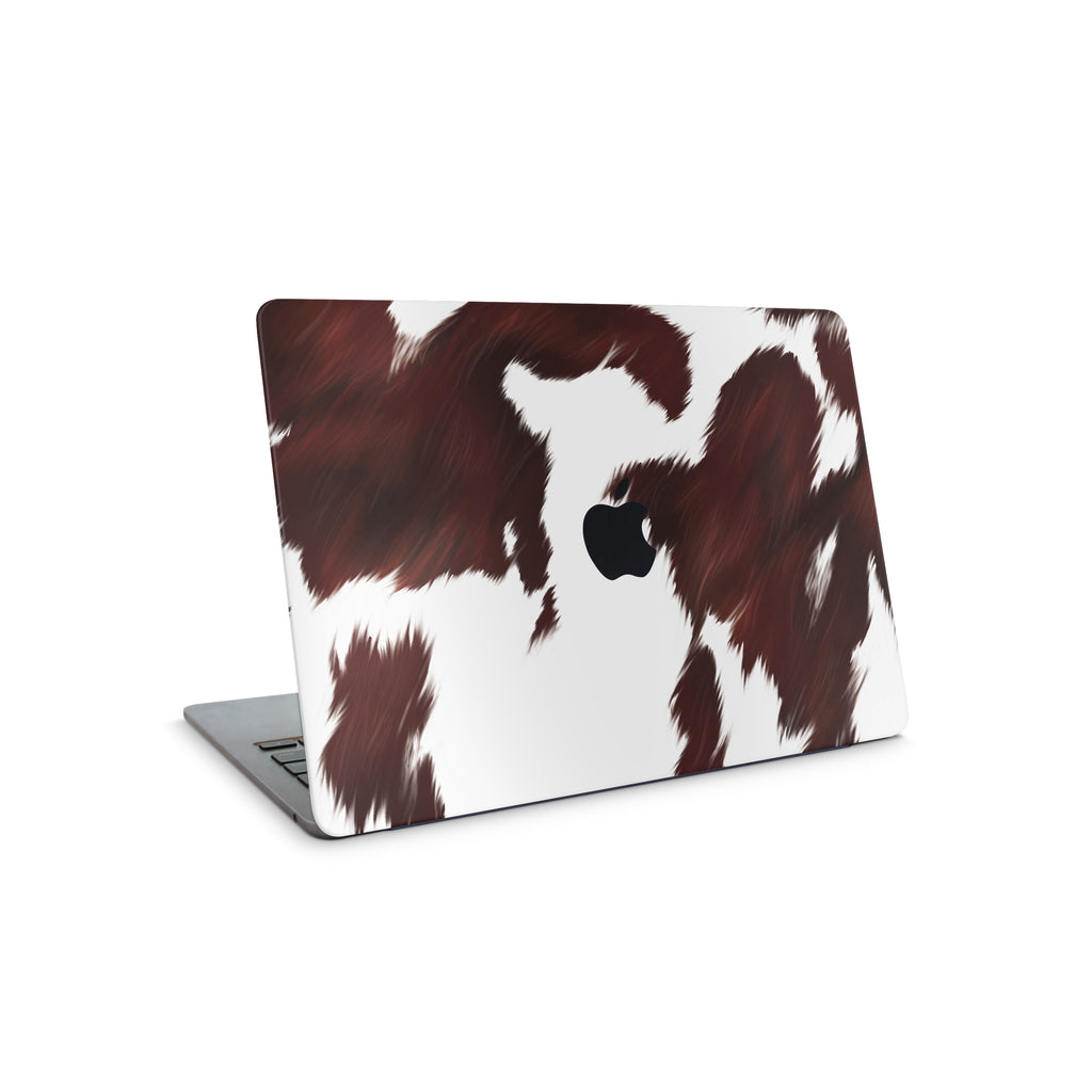 cowhide macbook skin - top coverage