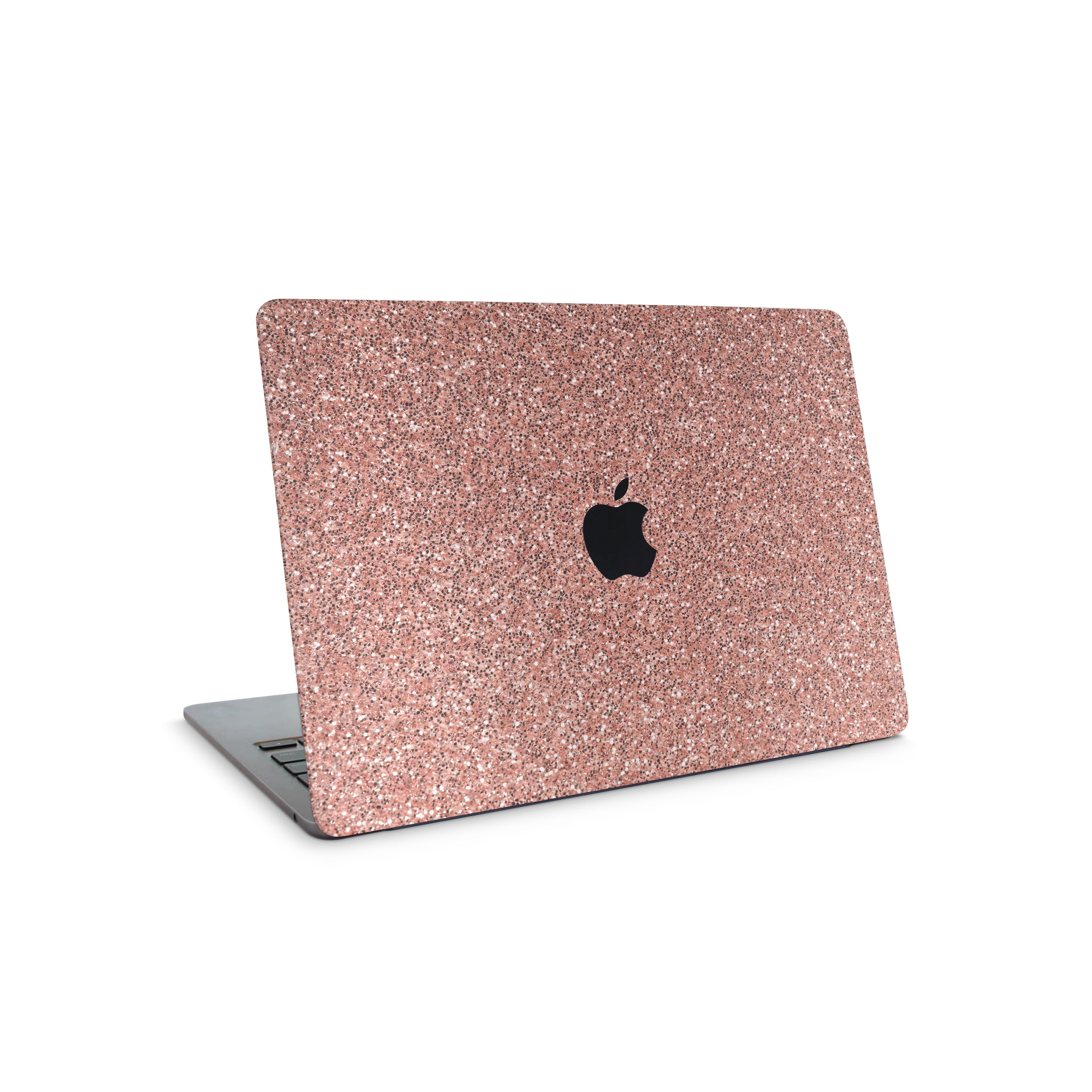 rosé glitter macbook skin - top coverage
