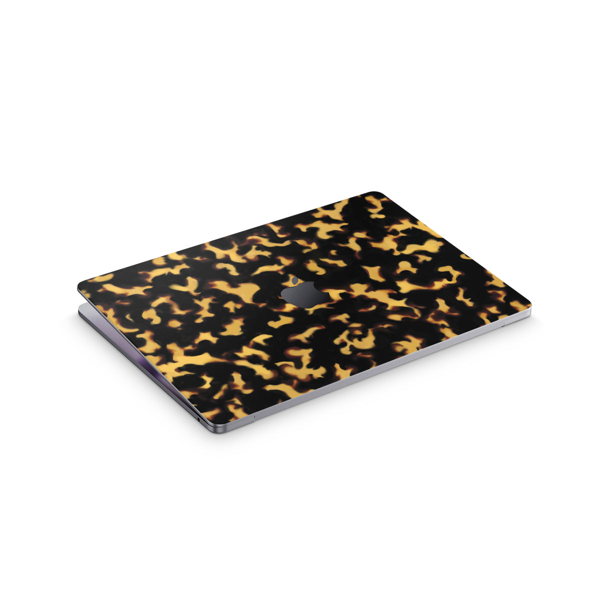 tortoise shell macbook skin - top view