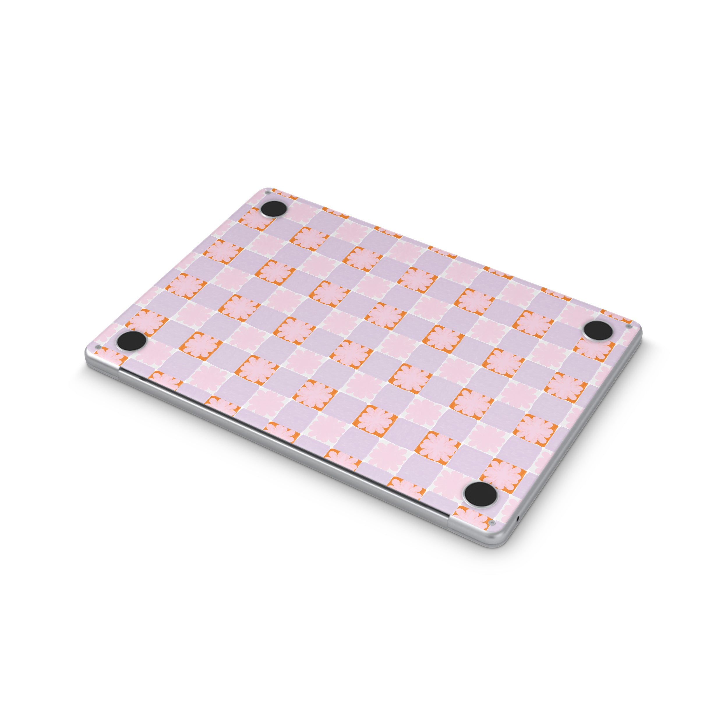 meadow quilt macbook skin - bottom view