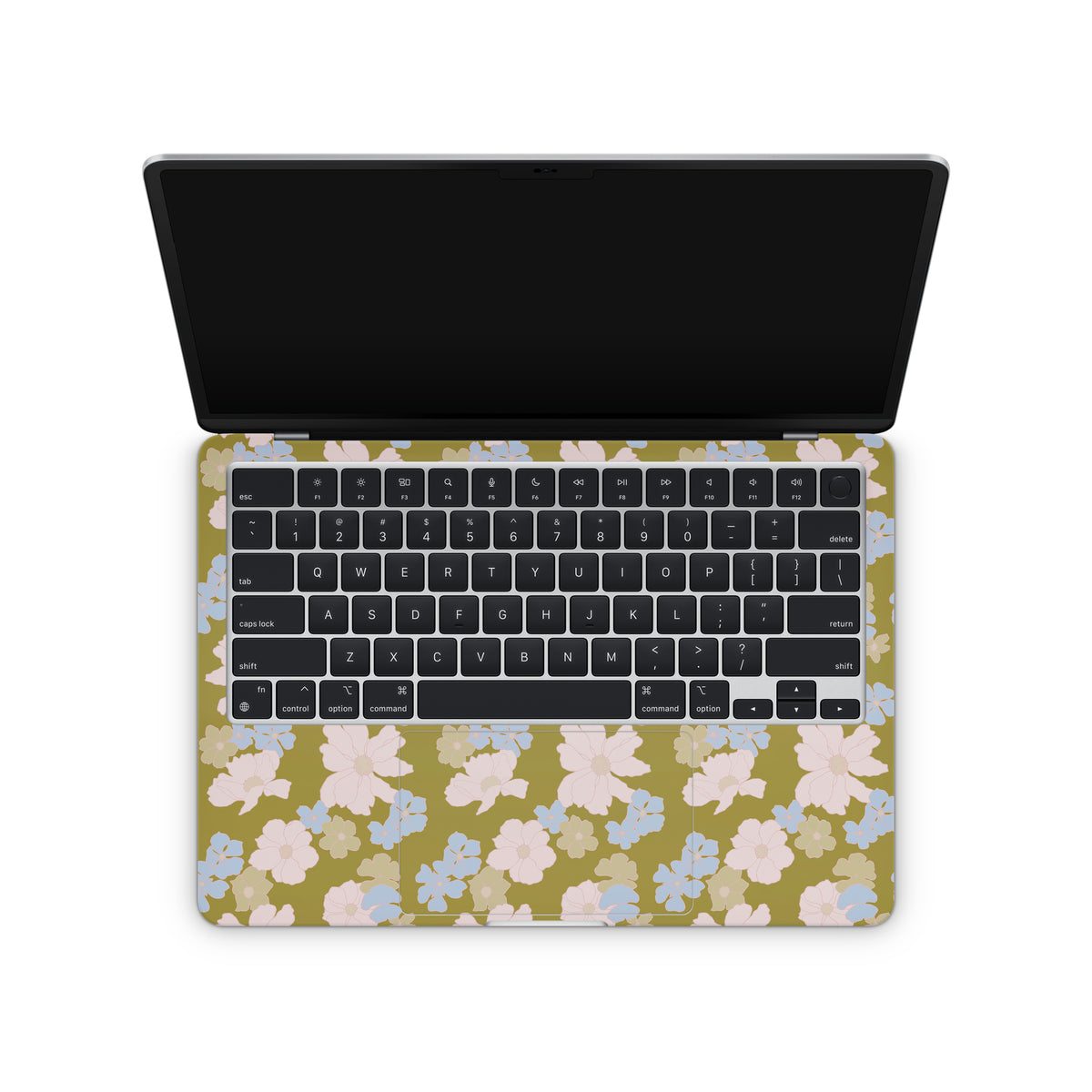 blossom macbook skin- interior coverage