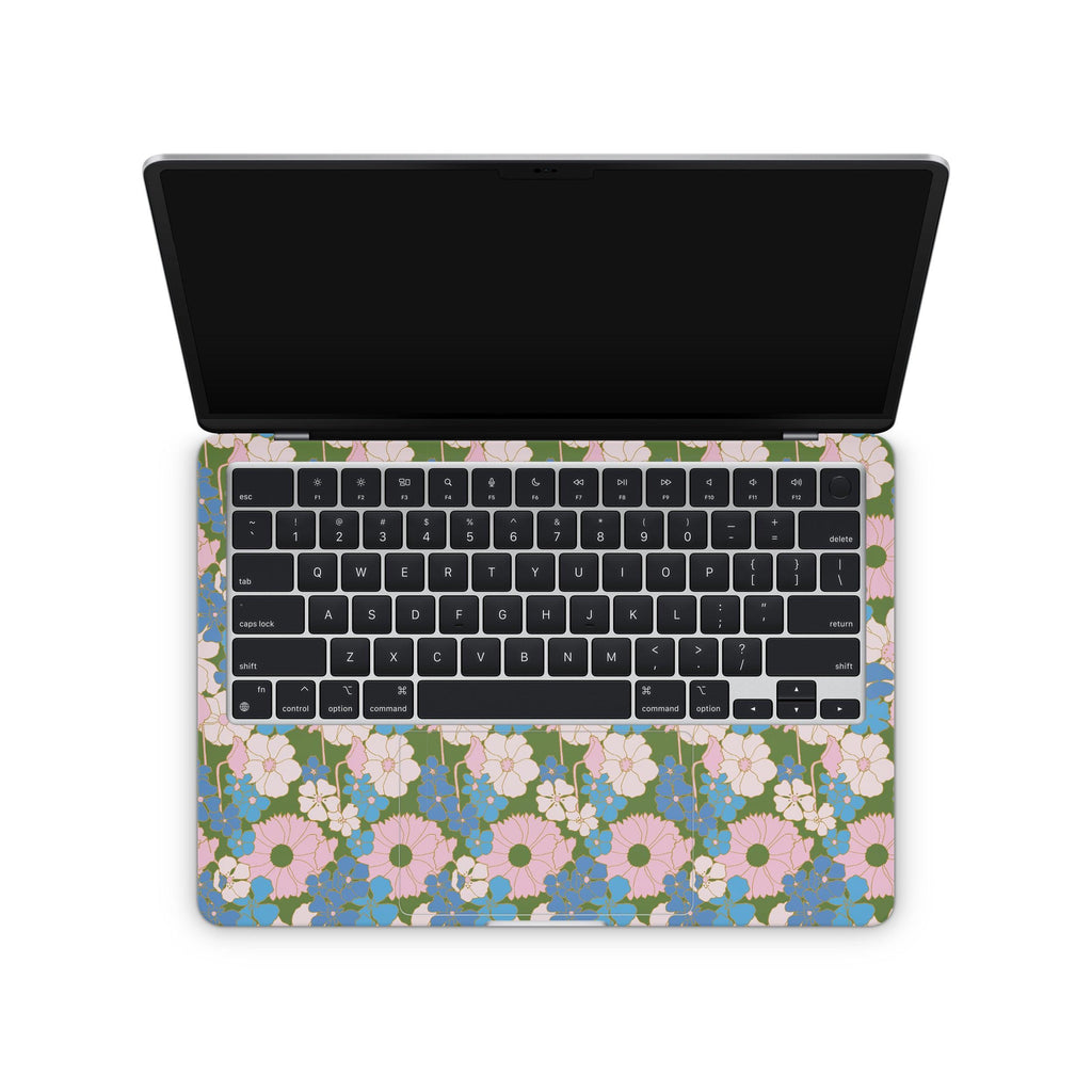 bluebell macbook skin- interior coverage
