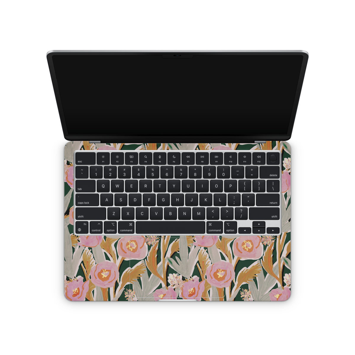 fall floral macbook skin - interior coverage
