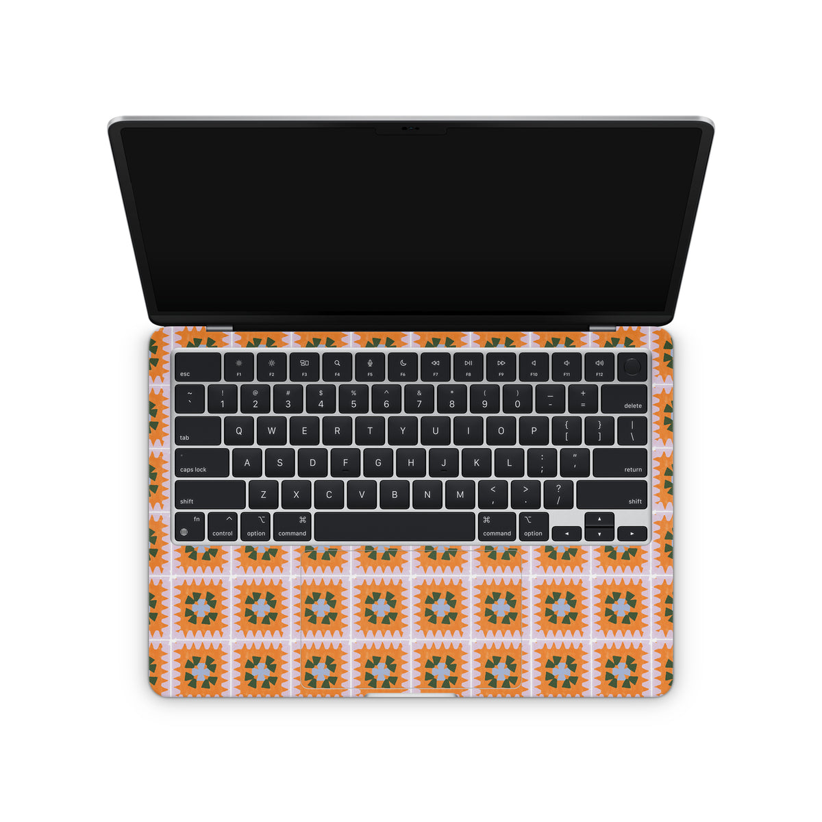granny square macbook skin - interior coverage