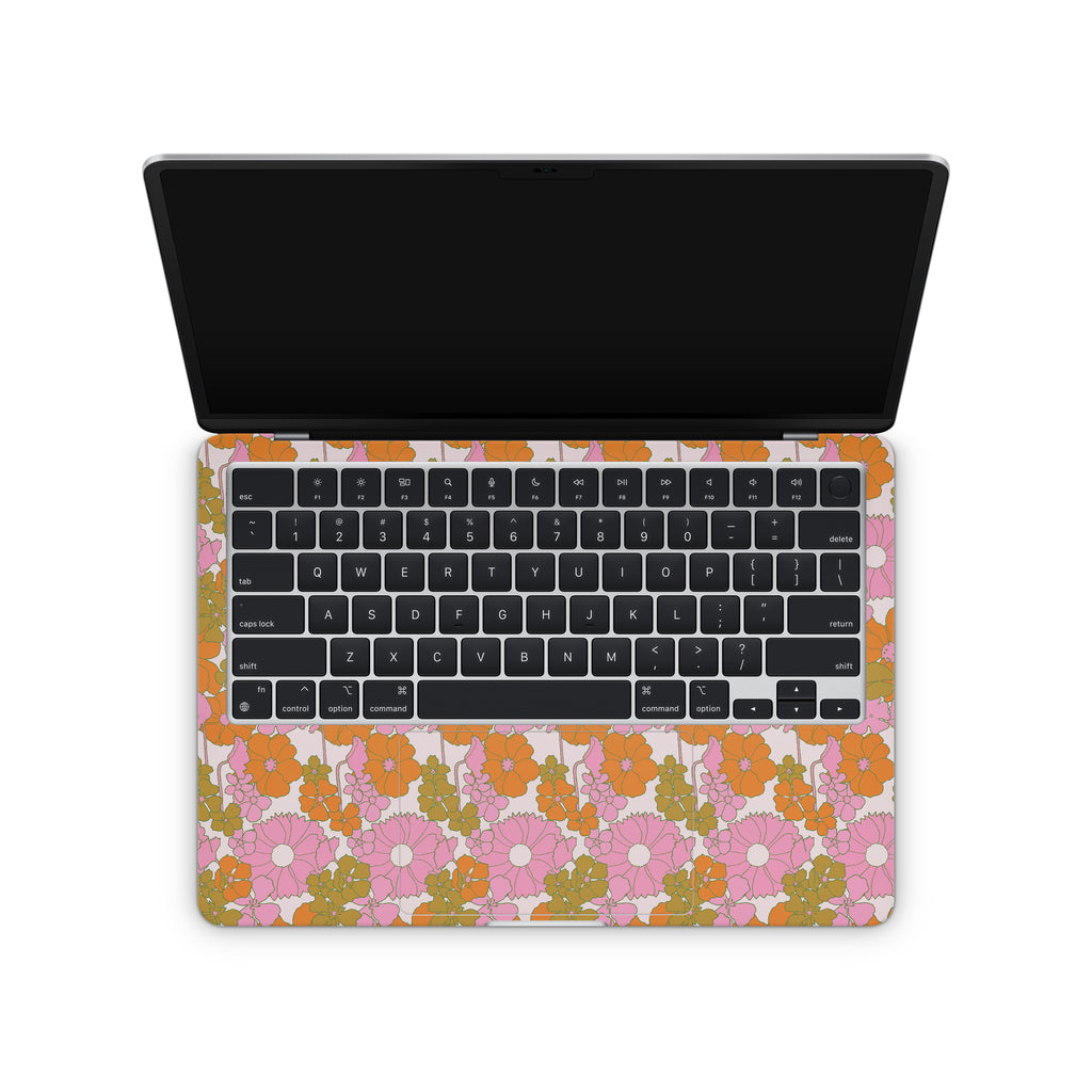 wildflower macbook skin- interior coverage