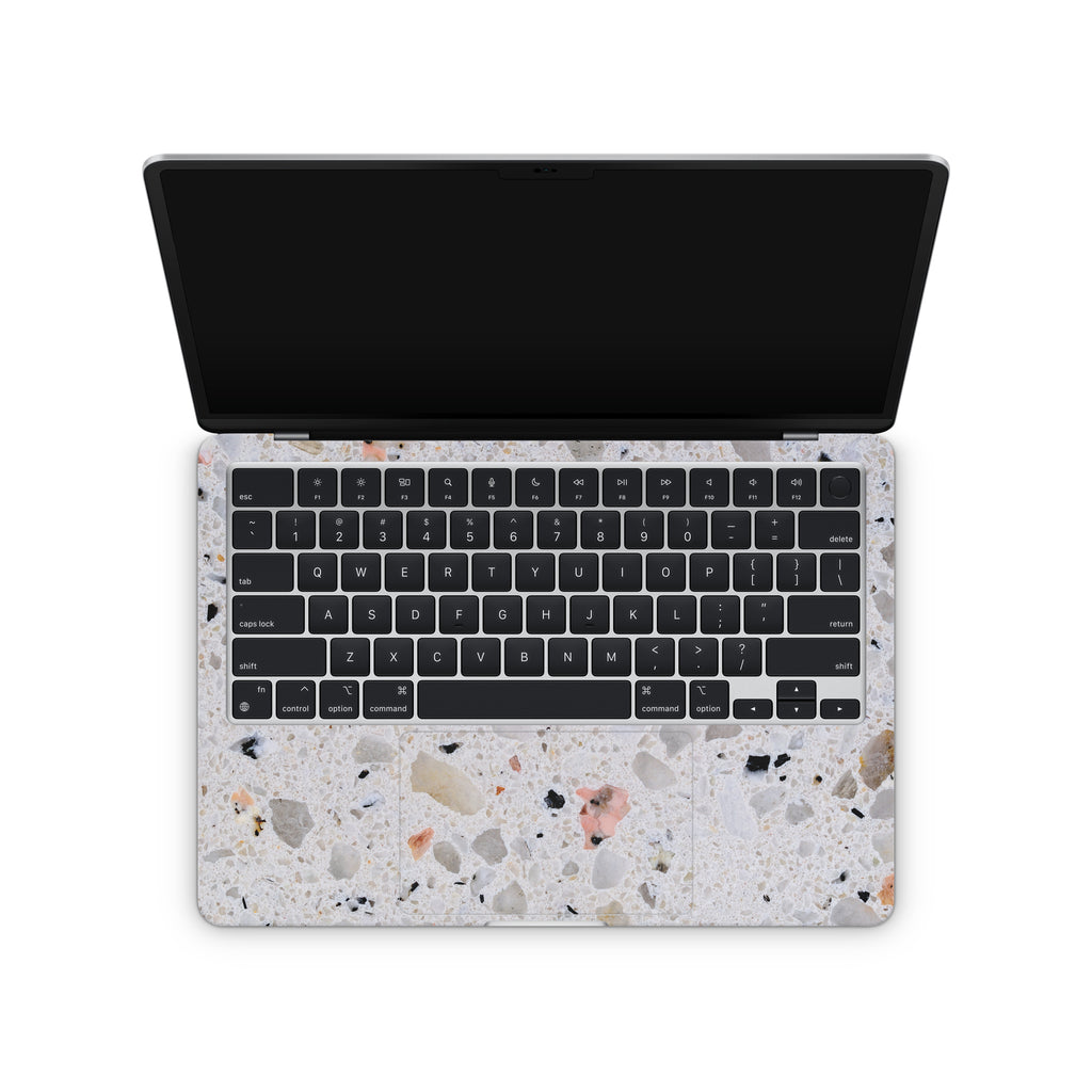terrazzo macbook skin - interior coverage