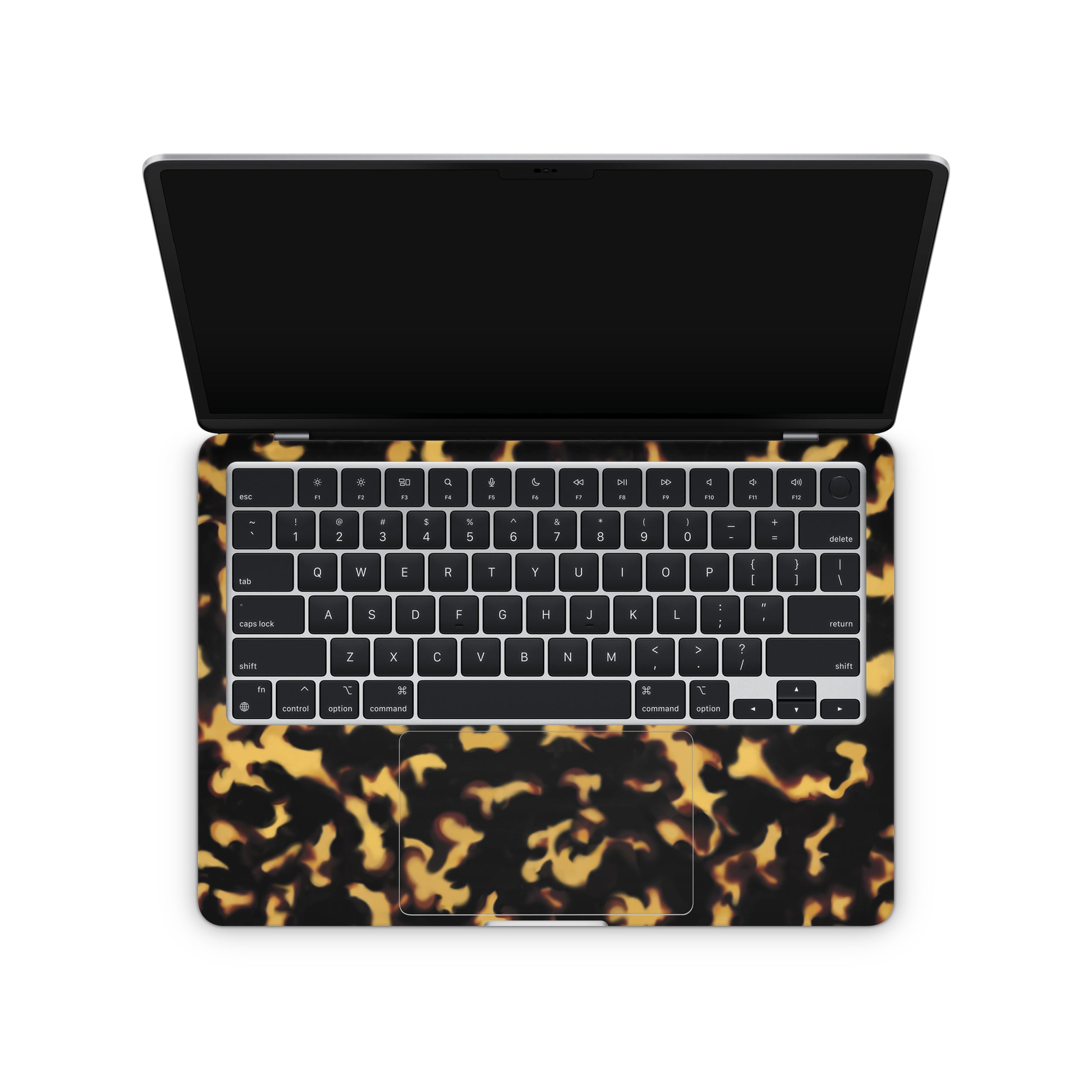 tortoise shell macbook skin - interior coverage