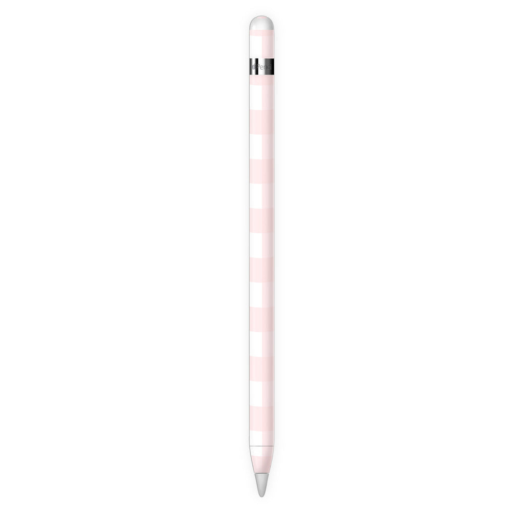 Pink Gingham Apple Pencil Skin