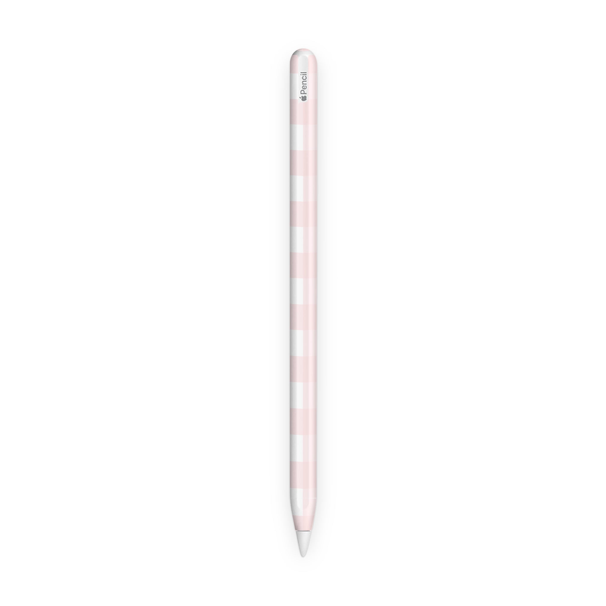 Pink Gingham Apple Pencil Skin