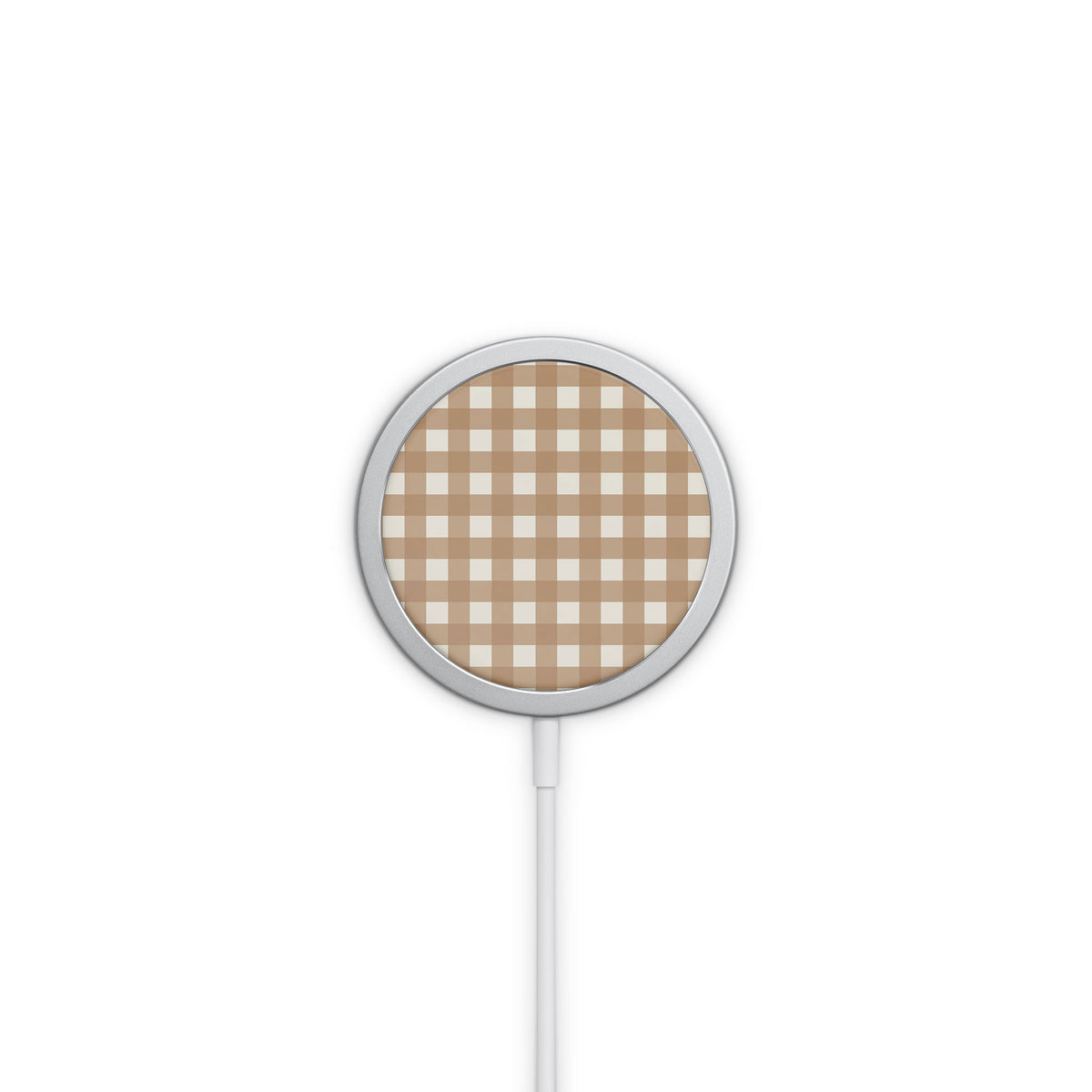 MagSafe Decal in Beige Check